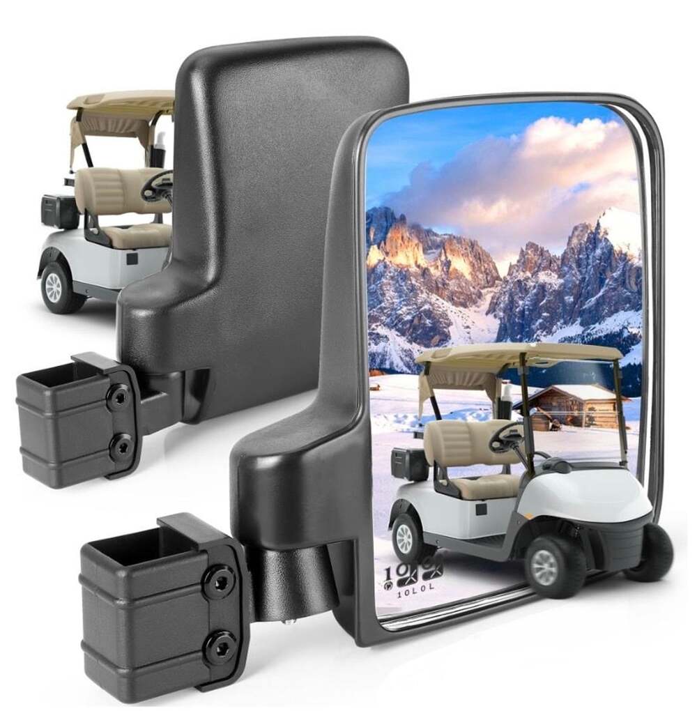 10L0L Golf Cart Side Mirrors Universal Fit
(U1005)